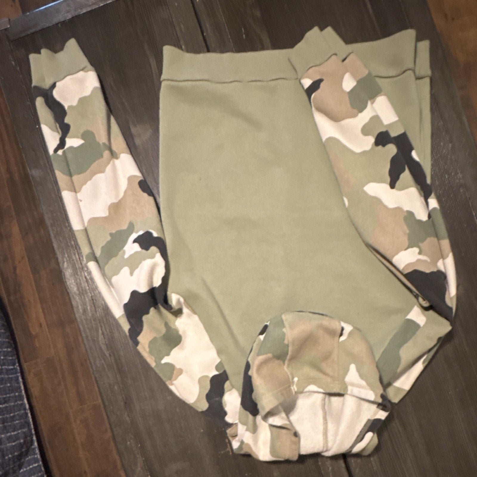 Adidas Boys Camouflage Pullover Hoodie Hooded Pockets Regular Fit Size L